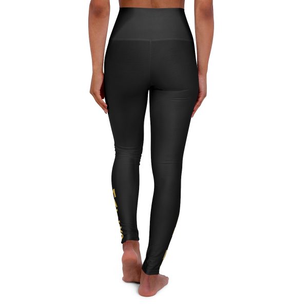 High Waisted Yoga Leggings (AOP) - Image 3