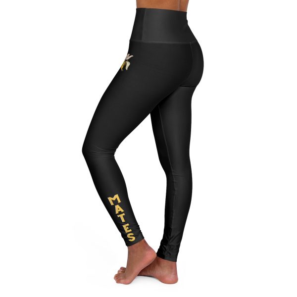 High Waisted Yoga Leggings (AOP) - Image 4