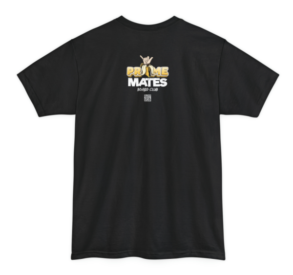 Prime Mates Unisex Tall T-Shirt Black - Image 3