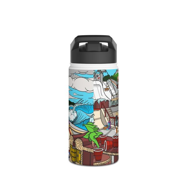 Skatepark Hydrate Stainless Steel Water Bottle, Standard Lid - Image 2